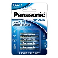 PANASONIC Alkalické baterie EVOLTA Platinum LR03EGE/4BP AAA 1,5V (Blistr 4ks)