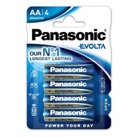 PANASONIC Alkalické baterie EVOLTA Platinum LR6EGE/4BP AA 1,5V (Blistr 4ks)