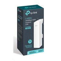 TP-Link CPE210 venkovní CPE (2,4GHz, 300Mb/s, 9dBi, 2x100Mb/s, 1xPoE)