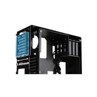 IN WIN skříň 904 Plus, Midi Tower, bez zdroje, Black