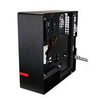 IN WIN skříň 904 Plus, Midi Tower, bez zdroje, Black