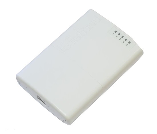 MikroTik RouterBOARD PowerBox, 650MHz CPU, 64MB RAM, 5x LAN, PoE IN/OUT, vč. L4 licence