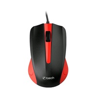 C-TECH myš WM-01, červená, USB