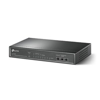 TP-Link switch TL-SF1008P (8x100Mb/s, 4xPoE+, 66W, fanless)