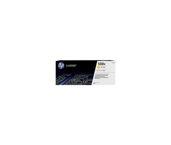 HP 508X High Yield Yellow LJ Toner Cartridge, CF362X (9,500 pages)