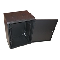 XtendLan 19" nástěnný rozvaděč 12U 600x450, nosnost 60kg, plné dveře, svařený, proti vykradení,černý