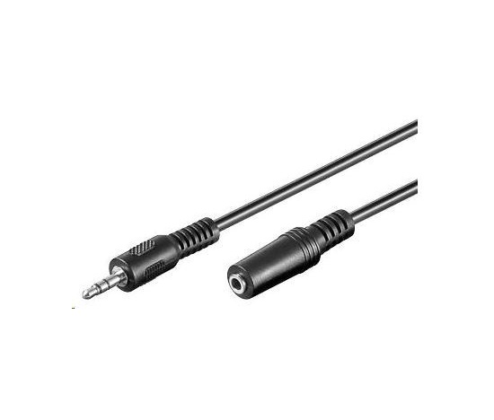 PREMIUMCORD Kabel audio 3,5mm Jack - Jack przedłużający 5m (M/F, stereo)