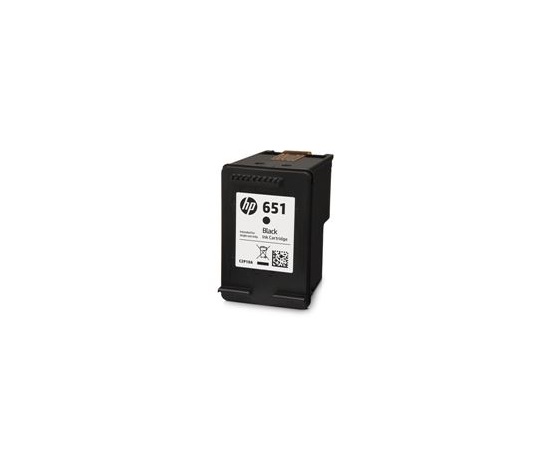 HP 651 Black Original Ink Advantage Cartridge, C2P10AE (600 pages)