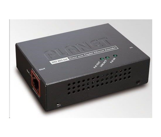 Planet POE-E201 PoE ethernet extender, IEEE802.3at, 26W, Gigabit