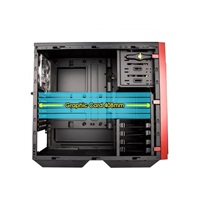 IN WIN skříň 503 Black, Midi Tower, průhledný bok, USB 3.0, bez zdroje, Black