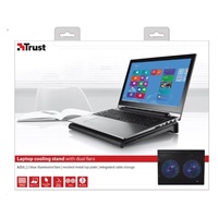 TRUST Stojan na notebook Azul Laptop Cooling Stand with dual fans (chladící podložka)