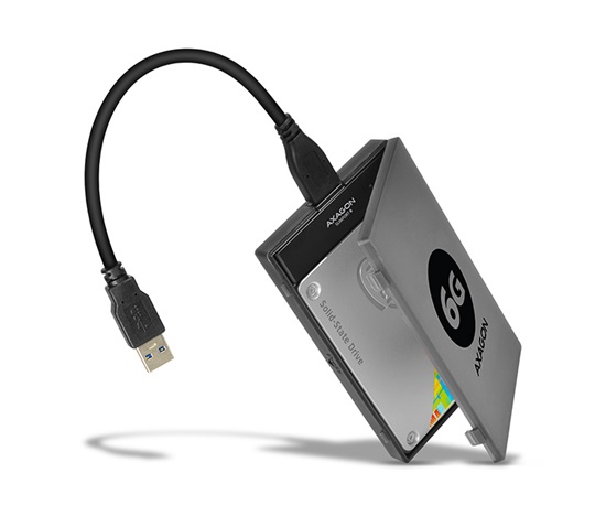 AXAGON ADSA-1S6, USB 3.0 - SATA 6G UASP HDD adapter