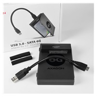 AXAGON ADSA-1S6, USB 3.2 Gen 1 - SATA 6G SSD/HDD adapter w tym obudowa 2.5"