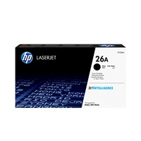 HP 26A Black LJ Toner Cart, CF226A (3,100 pages)