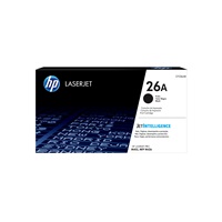 HP 26A Black LJ Toner Cart, CF226A (3,100 pages)