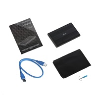 i-tec USB 3.0 MySafe AluBasic Advance rámeček na externí pevný disk 6.4 cm / 2.5" pro SATA I/II/III HDD SSD, hliníková k
