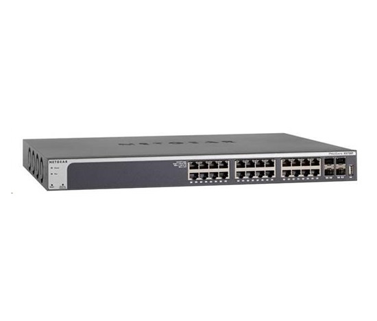 Netgear XS728T ProSAFE 10-Gigabit Ethernet Smart Switch, 24x 10GbE RJ45, 4x SFP+