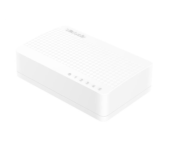 Tenda S105 5-Port Mini Eco Fast Ethernet Switch, 10/100 Mb/s, Desktop