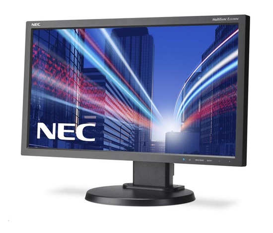 NEC MT 23" LCD MuSy E233WM Black W-LED,1920x1080 DP+DVI+VGA