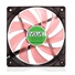 EVOLVEO 12L1RD ventilátor 120mm, 4 LED červený, 3pin