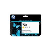 HP 728 130-ml Yellow DesignJet Ink Cartridge