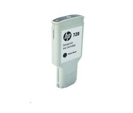 HP 728 300-ml Matte Black DesignJet Ink Cartridge