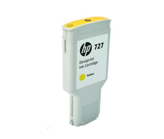 HP 727 300-ml Yellow DesignJet Ink Cartridge