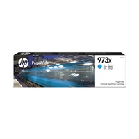 HP 973X High Yield Cyan Original PageWide Cartridge (7,000 pages)