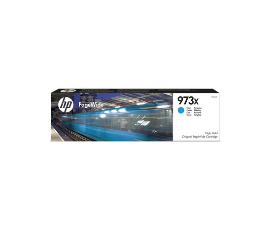 HP 973X High Yield Cyan Original PageWide Cartridge (7,000 pages)