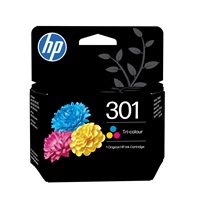 HP 301 Ink Cartridge Combo 2-Pack, N9J72AE (190 / 165 pages)