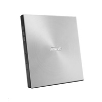 ASUS DVD Writer SDRW-08U7M-U SILVER RETAIL, External Slim DVD-RW, silver, USB