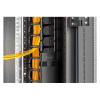 TRITON vertikální vyvazovací panel 10 U, dvouřadý, pro rozvaděče šířky 800mm z řady RMA, RZA, RDA, RTA, RYA, černý