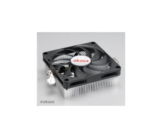 AKASA chladič CPU AK-CC1101EP02 pro AMD socket 754, 979, AMx, 80mm PWM ventilátor, pro mini ITX skříně