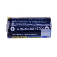 AVACOM baterie do aparatów fotograficznych do ładowania CR123A, CR23, DL123A Li-Fe 3V 500mAh 1.5Wh