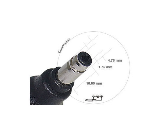 AVACOM Jack do ładowania notebooka C1 (4,8mm x 1,7mm) do Asus, HP, LG, Sony