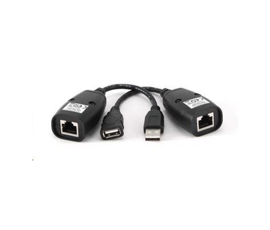 GEMBIRD Kabel USB 2.0 A-A aktywny przedłużacz 5m (czarny)