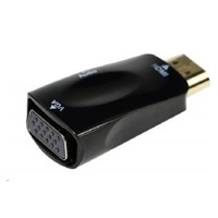 GEMBIRD Redukce HDMI - VGA+Audio (M/F, černá)