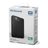 BAZAR VADNÉ - WD Elements Portable 1,5TB Ext. 2.5" USB3.0, Black