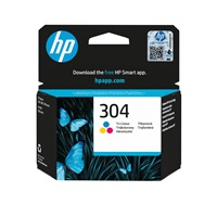 HP 304 Tri-color Ink Cartridge (100 pages)