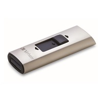 VERBATIM Flash Drive 128GB Store 'n' Go, SSD Vx400, USB 3.0, stříbrná