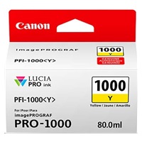 Canon CARTRIDGE PFI-1000Y žlutá pro ImagePROGRAF PRO-1000 (329 str.)