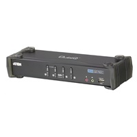 ATEN 4-port DVI KVMP USB, 2port USB HUB, audio, 1.2m kabely