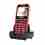 EVOLVEO EasyPhone XD, mobilní telefon pro seniory s nabíjecím stojánkem (červená barva)