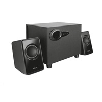TRUST Reproduktory 2.1 Avora Subwoofer Speaker Set - black