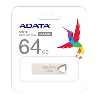 ADATA Flash Disk 64GB UV210, USB 2.0 Dash Drive, kovový