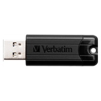 VERBATIM Flash Disk PinStripe USB 3.0, 32GB - černá