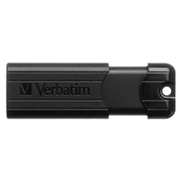 VERBATIM Flash Disk 128GB PinStripe USB 3.0, černá