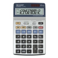 SHARP kalkulačka - EL337C - stříbrná