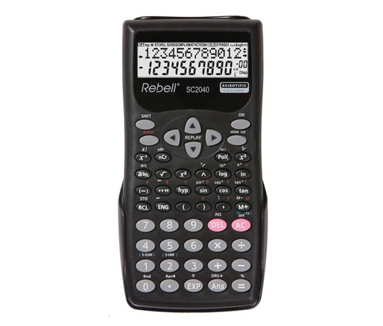 REBELL kalkulačka - SC 2040 BK - černá