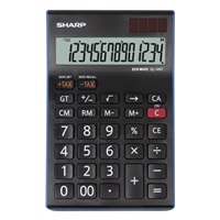 SHARP kalkulačka - EL-145TBL - černá